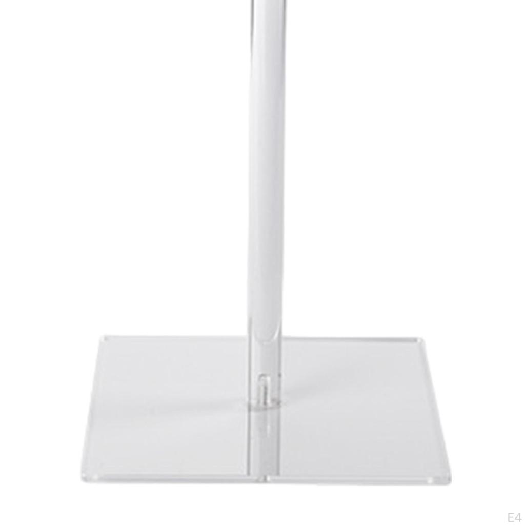 Acrylic Hat Display Stand Baseball Rack Decor, Wig Holder,Wig for