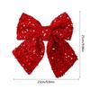 Christmas Tree Bowknot Festival Decoration Unique Christmas Bowknot Ornament Elegant Adornment for Home School