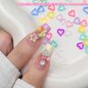 Mixed Star Peach Heart Shape Colored Nail Decoration Cute Resin Stereoscopic Nail Accessories Nail Painting Nail Salon Diy
