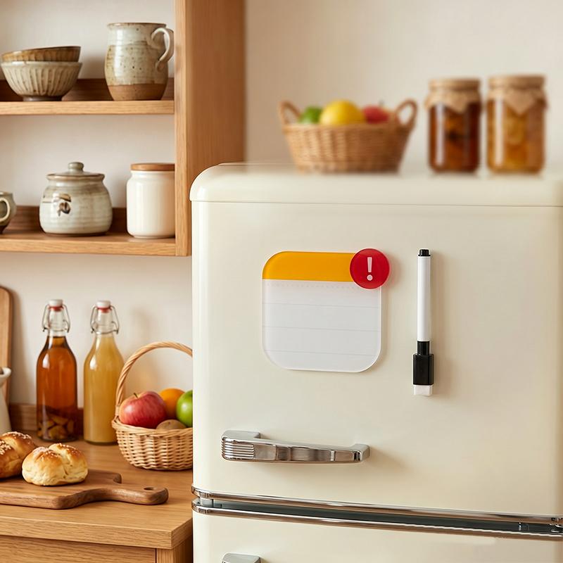 Eco Friendly Mini Acrylic Fridge Message Board Magnetic Dry Erase Whiteboard for Home Shopping List Reminder