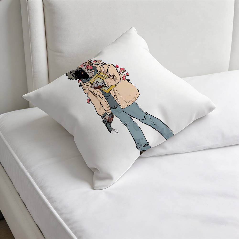 Horror EEthan WWinters Decorative Square Pillow Cover Soft Comfortable Pillow Case Sofa Bed Home Decoration
