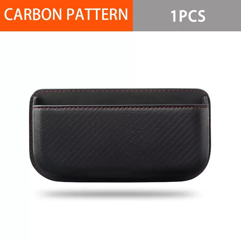

Car Center Console Side Organizer Pocket Multifunction Storage Box For Cards Phone Key Collecting Case Sticky Pouch Accessories чорний
