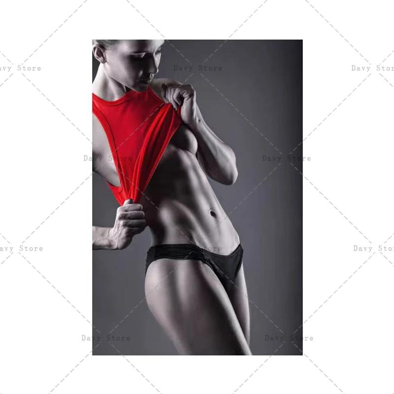 Sexy Fitness Beauty Lose Weight Inspirational Exercise Print Art Canvas Poster for Living Room Decoration Home Wall Picture