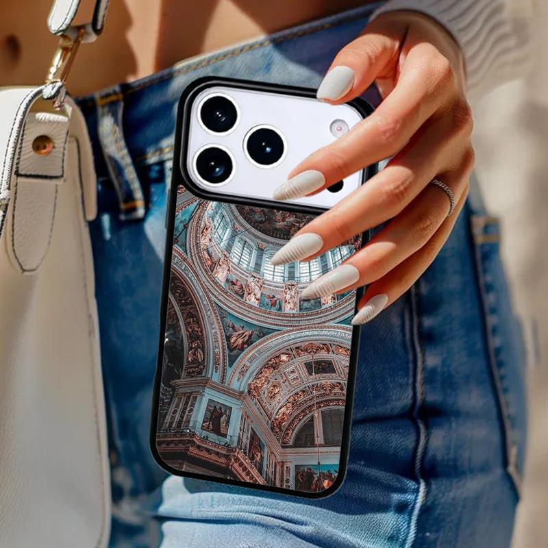 Renaissance art Painting soft Phone Case For iPhone 17 Air 14 15 13 12 Max Cover For Apple 16e 11 Pro Max Plus Coque