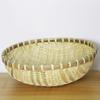 Bamboo Woven Winnowing Basket: Dustpan, Rice Sieve, Steamed Bun Basket, Storage Basket, Kitchen Vegetable Wash Tray