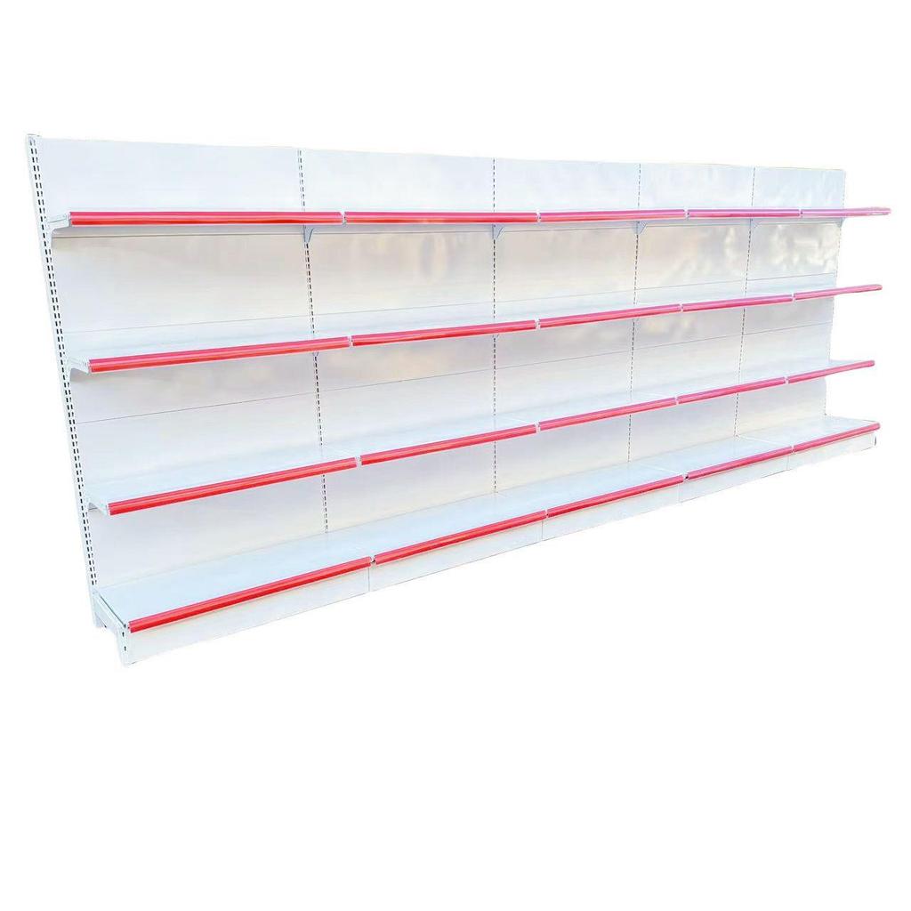 Thickened Supermarket Shelving: Single & Double-Sided Display Rack for Stores, Pharmacies, Baby Shops, and More