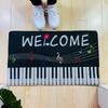 Entrance door carpet entry door floor mat silk ring foot mat