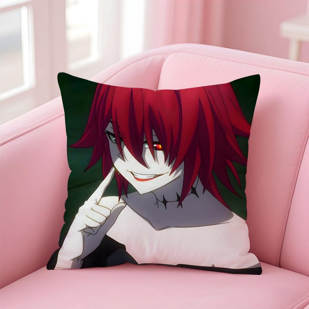 Ragna C-Crimsons Anime Cushion Cover Comfortable Reversible Pillow Cover Ideal For Car Sofa Bedroom & Beyond