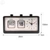 Vintage Fashion Flip Clock Digtal Flip Day Date Time Display Clock