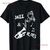 Jazz And Blues Music Cool T Shirt Vintage Washed Breathable Comfortable Fashion Streetwear Soft Unisex Stylish Casual
