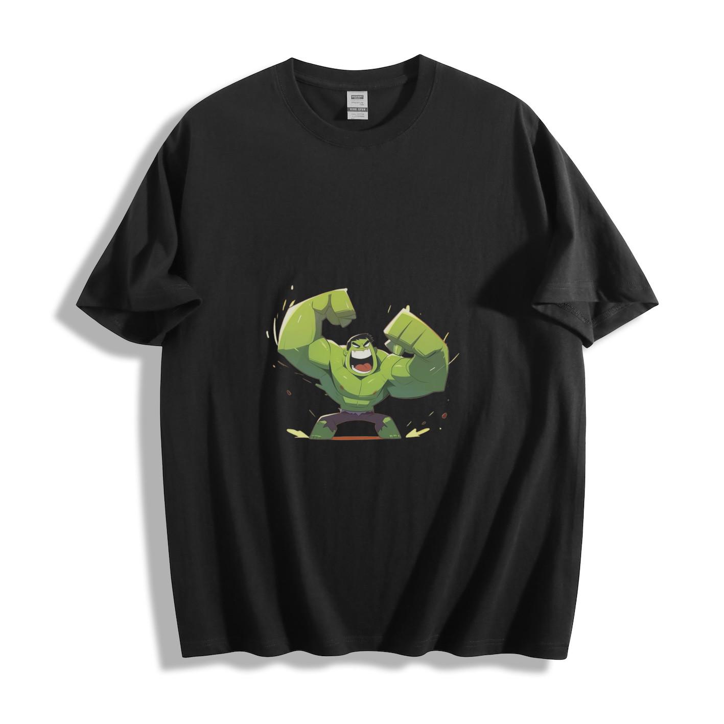 Gender-Neutral Chibi Hulk Graphic T-Shirt 4XL
