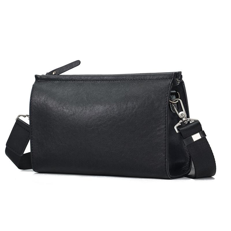 Commuter Handbag Men S High-End Cowhide Men S Clutch Bag Multi-Functional Shoulder Messenger Bag Genuine Leather Men S Bag