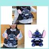 Mochila de Pelúcia Desenho Stitch Com Alças de Ombro Acolchoadas Para Uso Diário