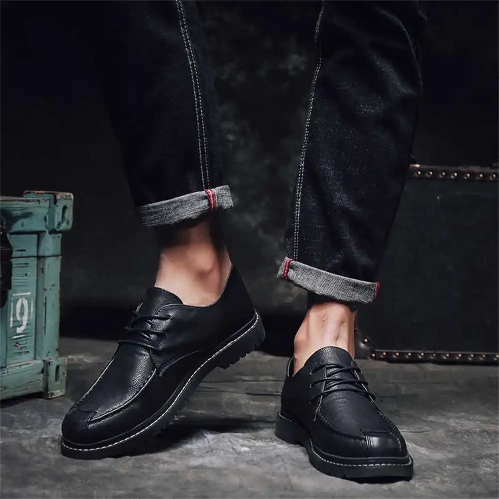 Fashion Round Foot Business Spring Autumn Men's Shoes Loafers Designer Flats Green Man Sneakers Sport Topanky Footwear Vzuttya