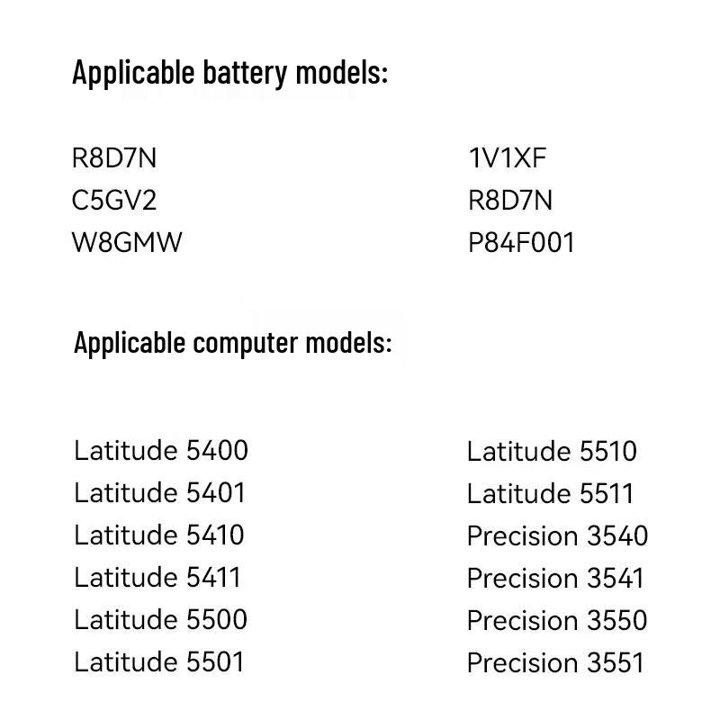 llano Laptop Battery for Dell Latitude/Precision