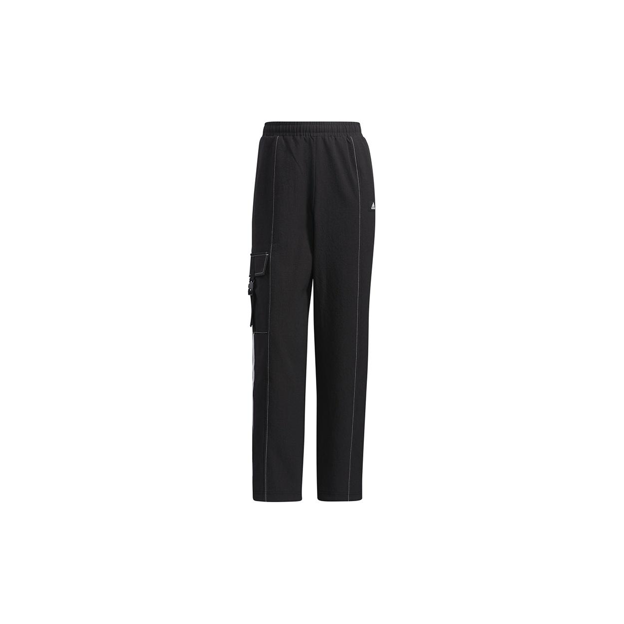 (WMNS) adidas Str Pt Loose Running Training Side Pocket Sports Pants/Trousers/Joggers Black Women s GT4406 L