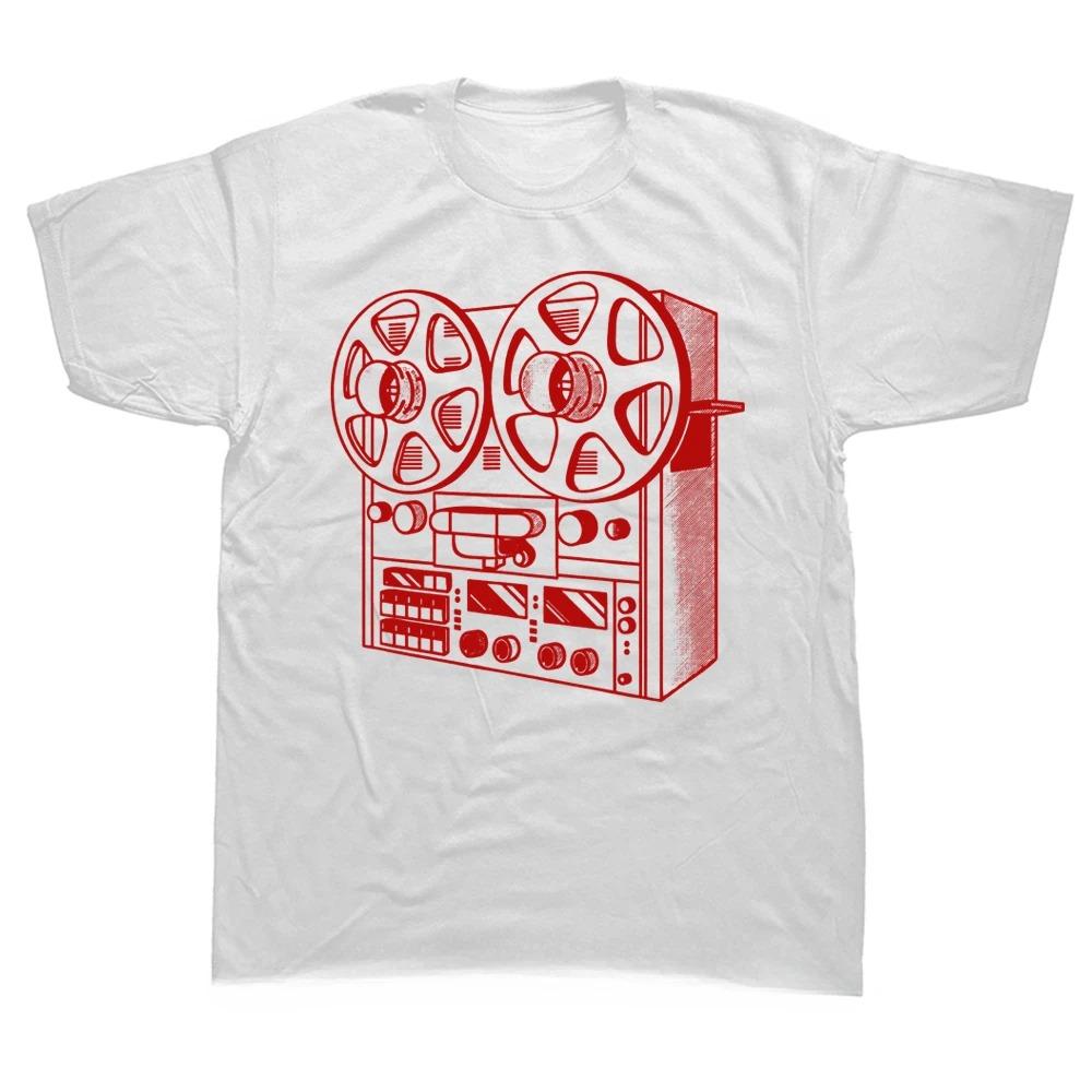 80s Vintage Cassette Rock Dj Music Street Fashion Casual Trend Harajuku Summer Unisex Unisex Universal Shortsleeved Tshirt
