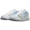 Air Jordan 1 Low SE Blue Tint Elephant Print Unisex Sneakers White Grey-Fog Sail IB7692-400