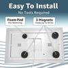 3Pcs Neodymium Magnet Refrigerator Mount for Skylight 15 Inch Calendar Scratch Protection Tool-Free Setup Calendar Mount