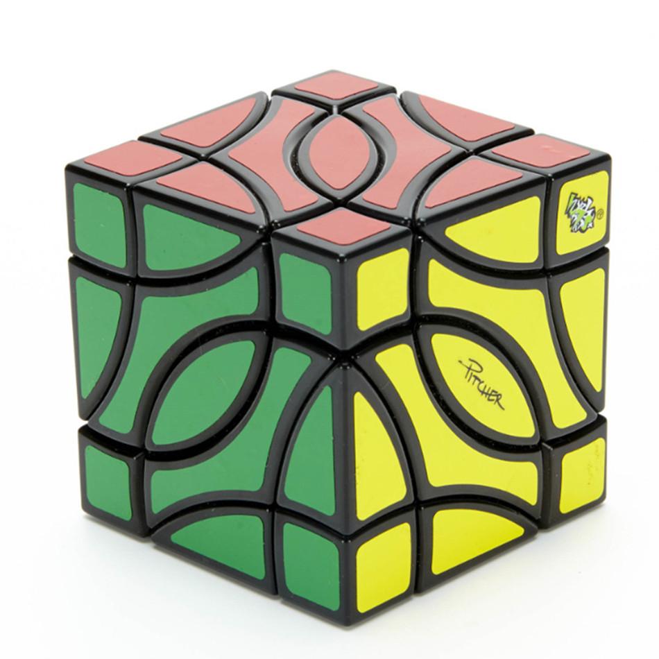 LanLan Cube Pisces Cube Pitcher 4-Corner Cube MagicFour Corner Cube Double Fish Professional Puzzle Antistress Educational Toys чёрный