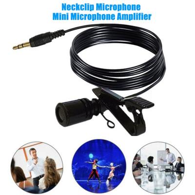 Mini Lapel Clip Speech Teaching Sound On Microphone Amplifier for Phone Laptop