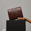 Daks Brown Crocodile Leather Wallet Dbwa6e717w3