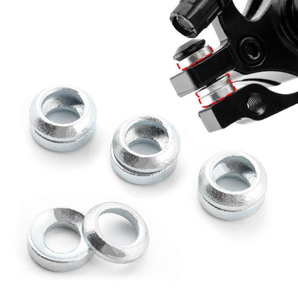 2pcs M6 Washer M6 Disc Brake Spacer Aluminum Zinc Zinc Alloy M6 Concave Convex Washer  Folding