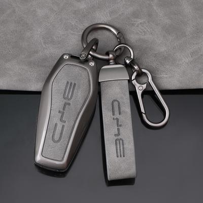 New Alloy Car Remote Key Case Cover For BYD Qin Plusdmi Atto 3 Han EV Dolphin Protection Cover Shell Auto Interior Accessories