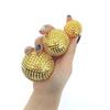 2Pcs ABS Hard Material Spiky Hand Roller Built-in Magnet Acupoint Massage Ball  Office