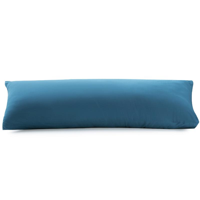 51*137cm Long Body Pillowcase Ultra Soft Cotton Pillow Case Solid Color Long Lovers Wedding Pillowcases Decorative Throw Pillow