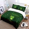 Frog Themed Rainy Day Decor Set Soft Comfortable Duvet Cover Bedding Set Included 1*Duvet Cover & 2*Pillowcases, Gift