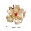 Elegant French Vintage Metal Pins Exquisite Suit Jacket Brooch Luxury Flower Brooch Pins  Party