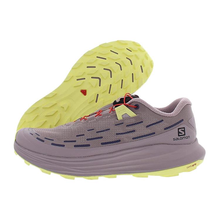 New SALOMON Ultra Glide Slip Resistant Low Top Outdoor Shoes Women's Gray 417278