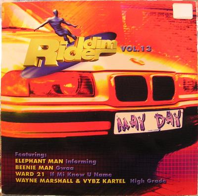 LP-Schallplatte VARIOUS - Riddim Rider Vol.. 13. Mai Tag CRLP3114 Charm 2003 UK Reggae, Ska & Dub Gebraucht