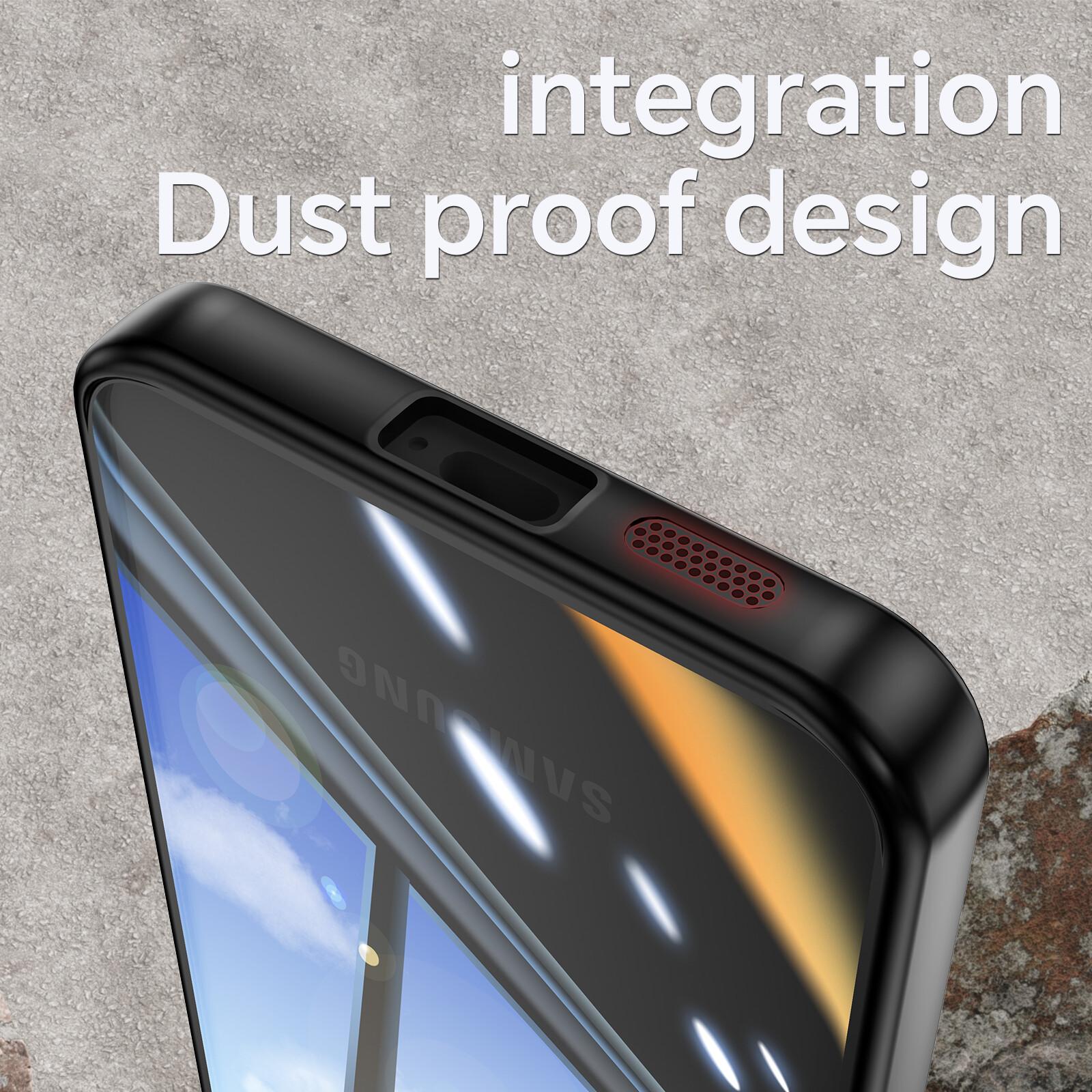 

For Samsung Galaxy A56 5G Case Drop-Proof TPU+Acrylic Protective Phone Cover Black