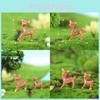 Cute Cartoon Resin Deer Moss Micro Landscape Diy Christmas Craft Material