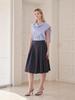 Koes Cotton Flare Skirt_Navy