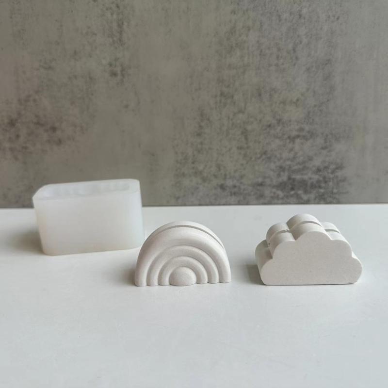 Handmade Business Card Holder Molds Cloud Silicone Mould Ornaments Resin Molds Plaster Molds Castings Molds