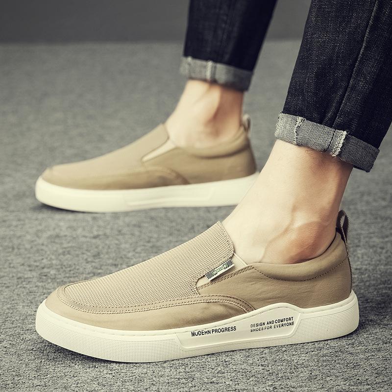 

Canvas shoes men s casual shoes men s shoes 2025 spring and summer new one-pedal low-top board shoes versatile breathable tide shoes 38