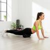 ACTIGET Fitnessrol voor lichaamsmassage 33 x 13 cm, schuimmassage roller, halfharde rol - zwart