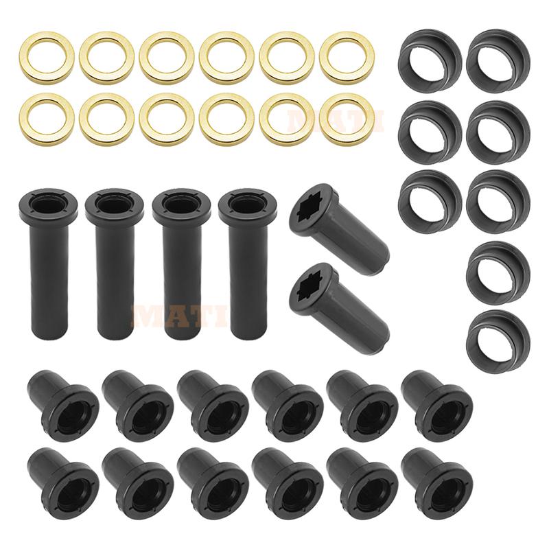 Rear A-Arm Bushing Spacer Kit for Polaris Sportsman 500 1996-2002 Sportsman 335 400 700 Worker Diesel 1999-2002 Xplorer 500 1997