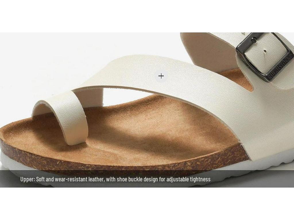 Men's Korean Style Cork Slip-On Sandals - Casual Summer Beach Flip Flops.