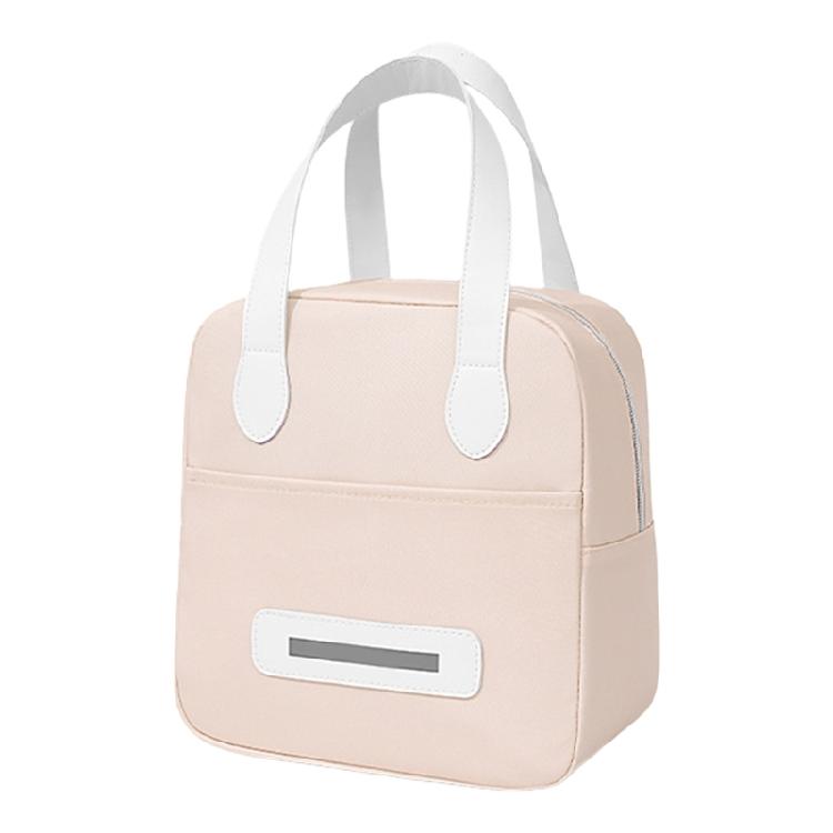 Lovely Lunch Box Portable Lunch Case Thermal Insulated Bag Reusable Lunch Bag Simple Coolers Bag for School