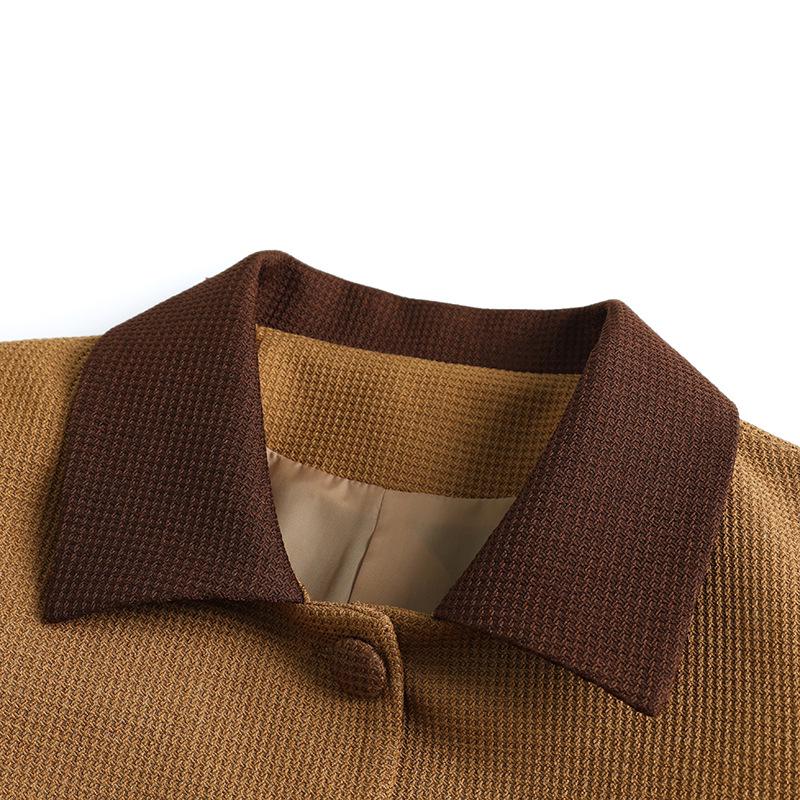 Women's Fashionable Spring & Autumn Cardigan - Short Style for Middle-Aged & Elderly Women