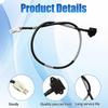 Washer Electronic Cable Piece Replacement, 19.68 In Contact End for Service Work, Connection Form Review and Maintenance Planning Use