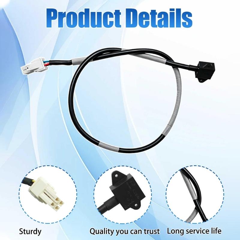 Washer Electronic Cable Piece Replacement, 19.68 In Contact End for Service Work, Connection Form Review and Maintenance Planning Use