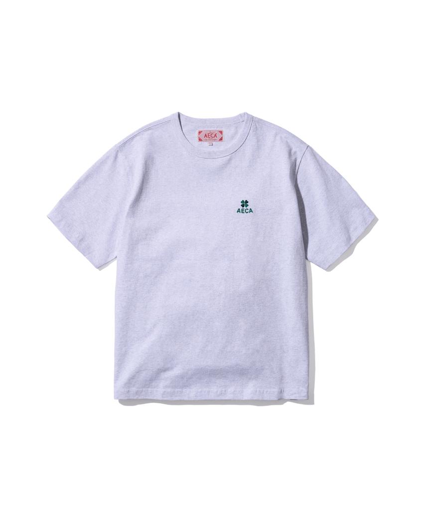 AECA (Woman) Everyday Aeca Clover Half Sleeve Tee-Light Gray