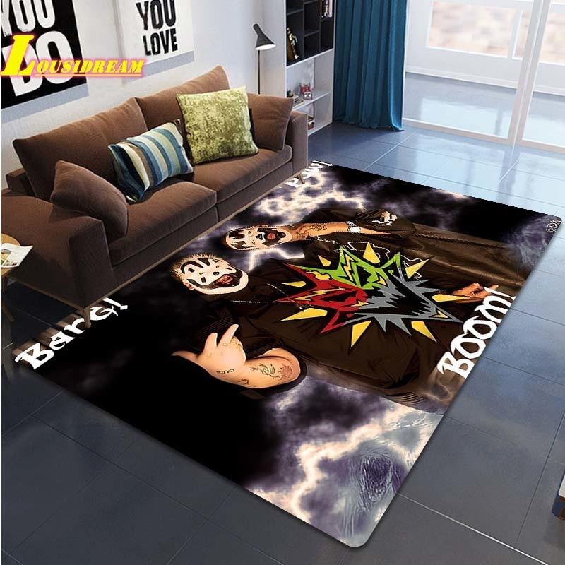 Tappeto Stampa Banda Pagliaccio Pazzo Tappeto Banda Juggalo Soggiorno Camera da Letto Decorazione Casa Tappeto Grande Tappetino da Gioco e Gattonamento per Bambini Tappetino Yoga Tappetino da Picnic