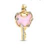 Pandora Opalescent Pink Love Key Large Dangle Charm 764349c01