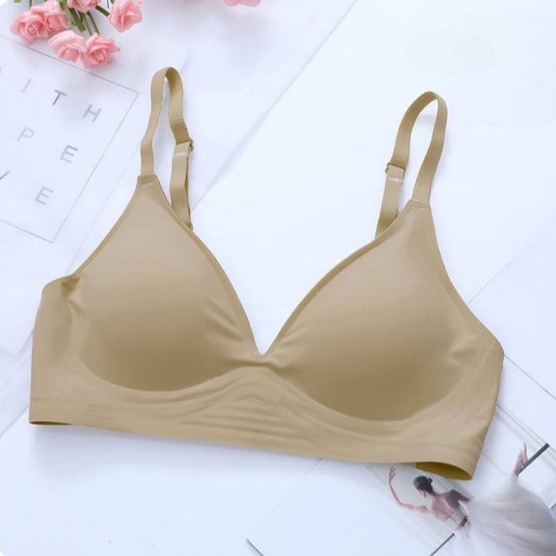 Nahtloser Unsichtbarer Trägerloser BH für Damen Weiche Gelee-Stütze Hebend Sammelnd Komfort Bare Feel Intimates für Kleine Oberweite
